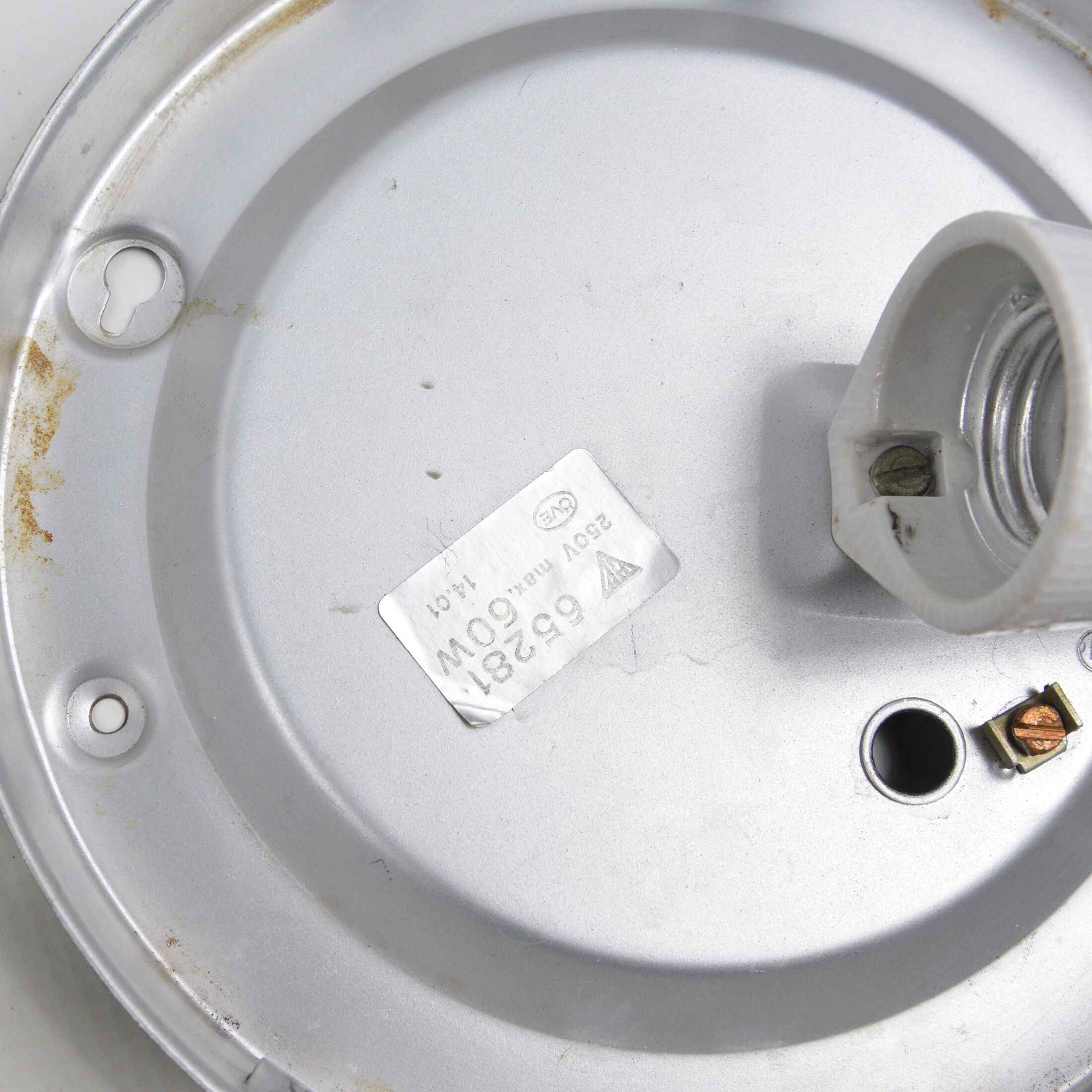 1970s modern glass plafond HP Leuchten, Germany