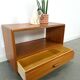 Meuble audio TV sur roulettes design danois en teck Dyrlund