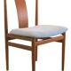 Set van 4 Henning Sørensen voor Danex eetkamerstoelen 'Vordingborg'