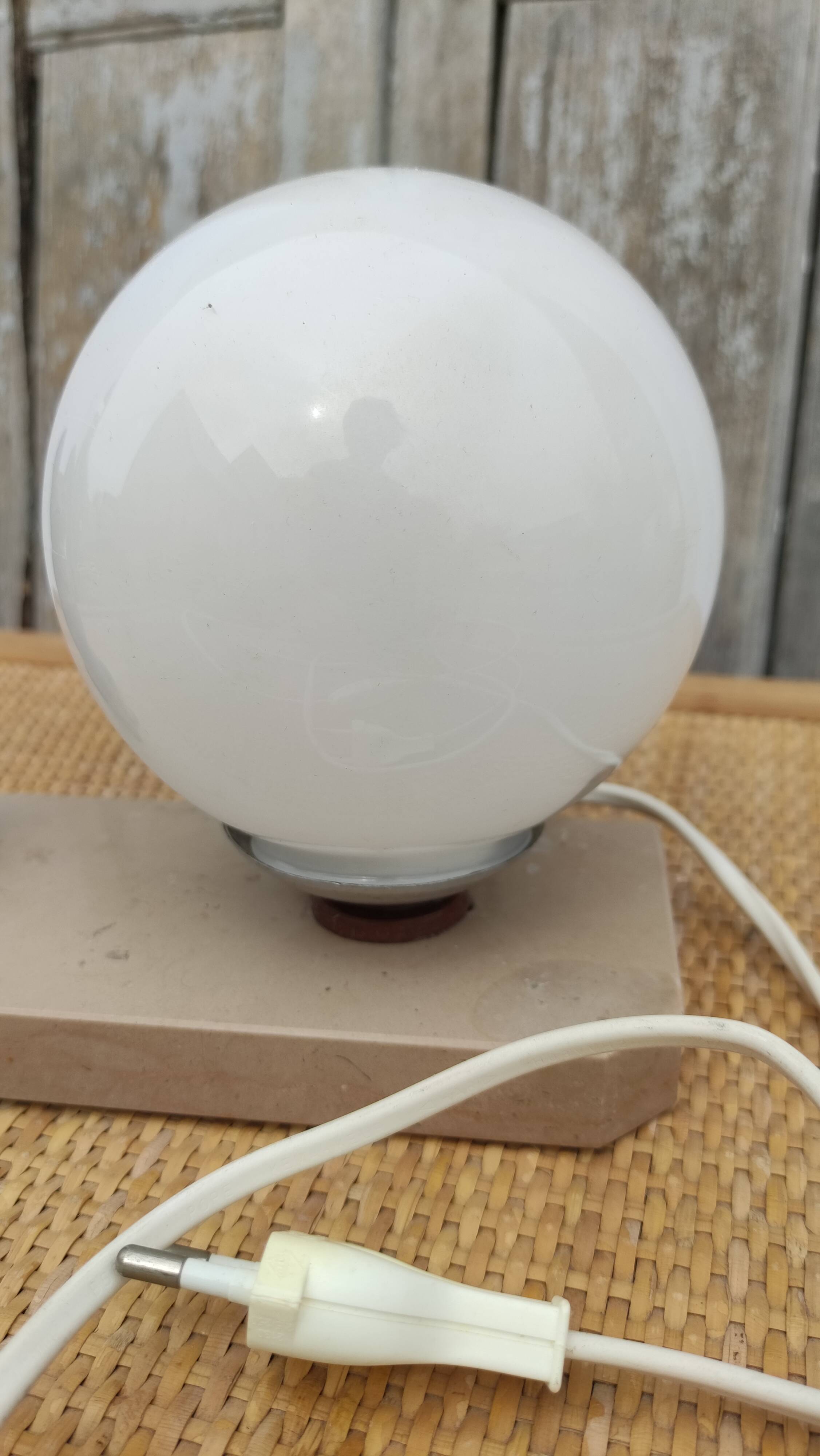 Art Deco table lamp German Shepherd