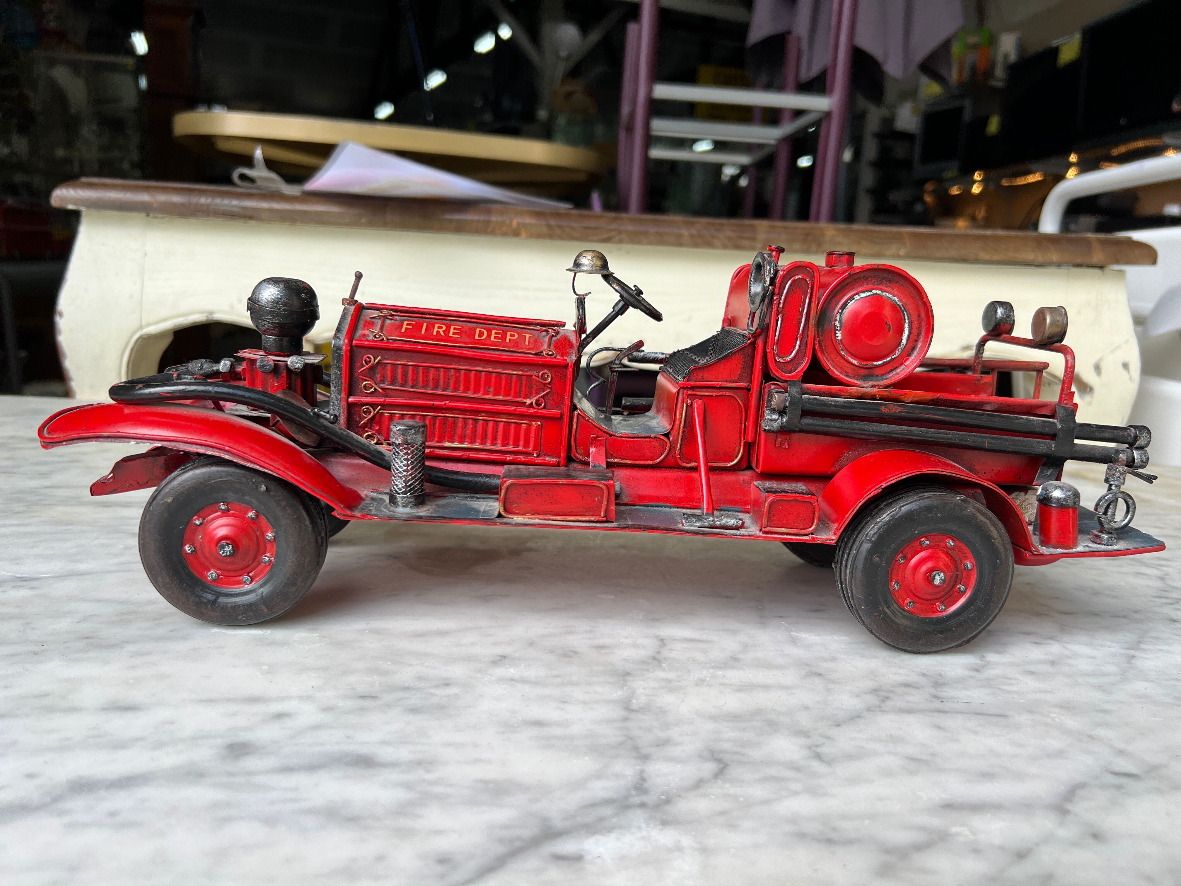 Vintage fire truck "So prairie" from 1926