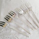 Oyster or dessert forks, silver