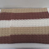 Wool bed throw