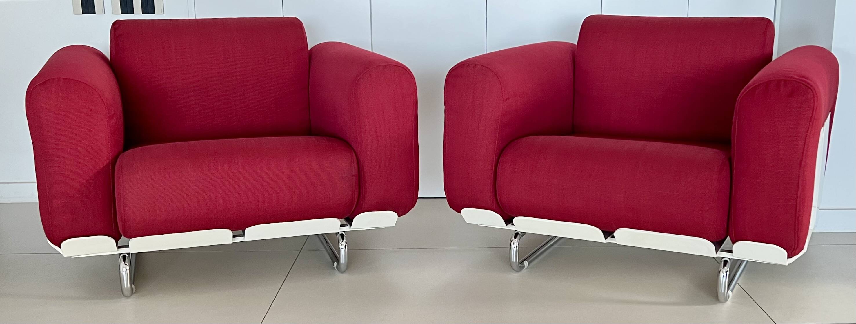 Senzafine Armchairs by Eleonore Peduzzi Riva for Zanotta, Italy 1969