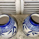 Pair of Art Deco style ceramic vases