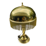 Vintage half moon brass lamp