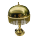 Vintage half moon brass lamp