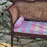 small bench or Love Seat in Mahogany circa 1860