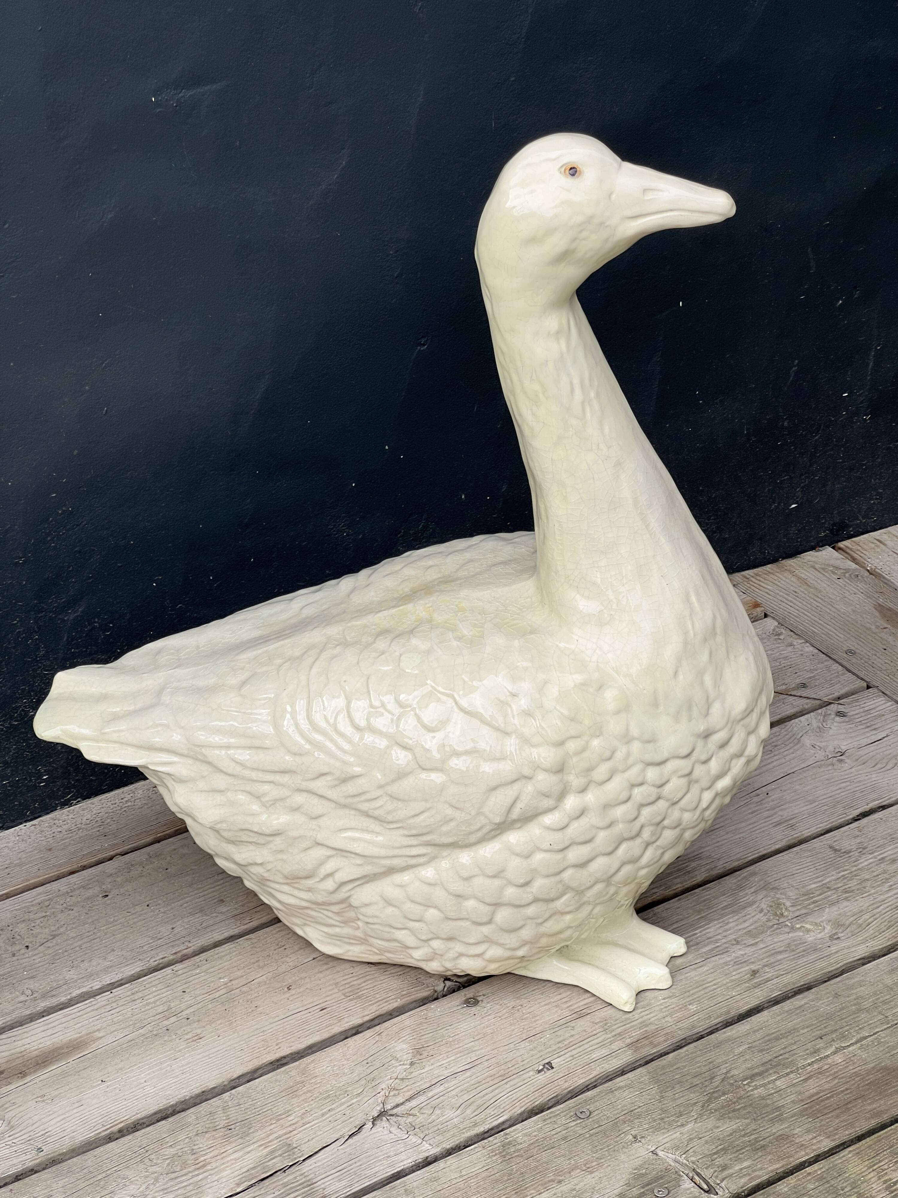 Ceramic goose