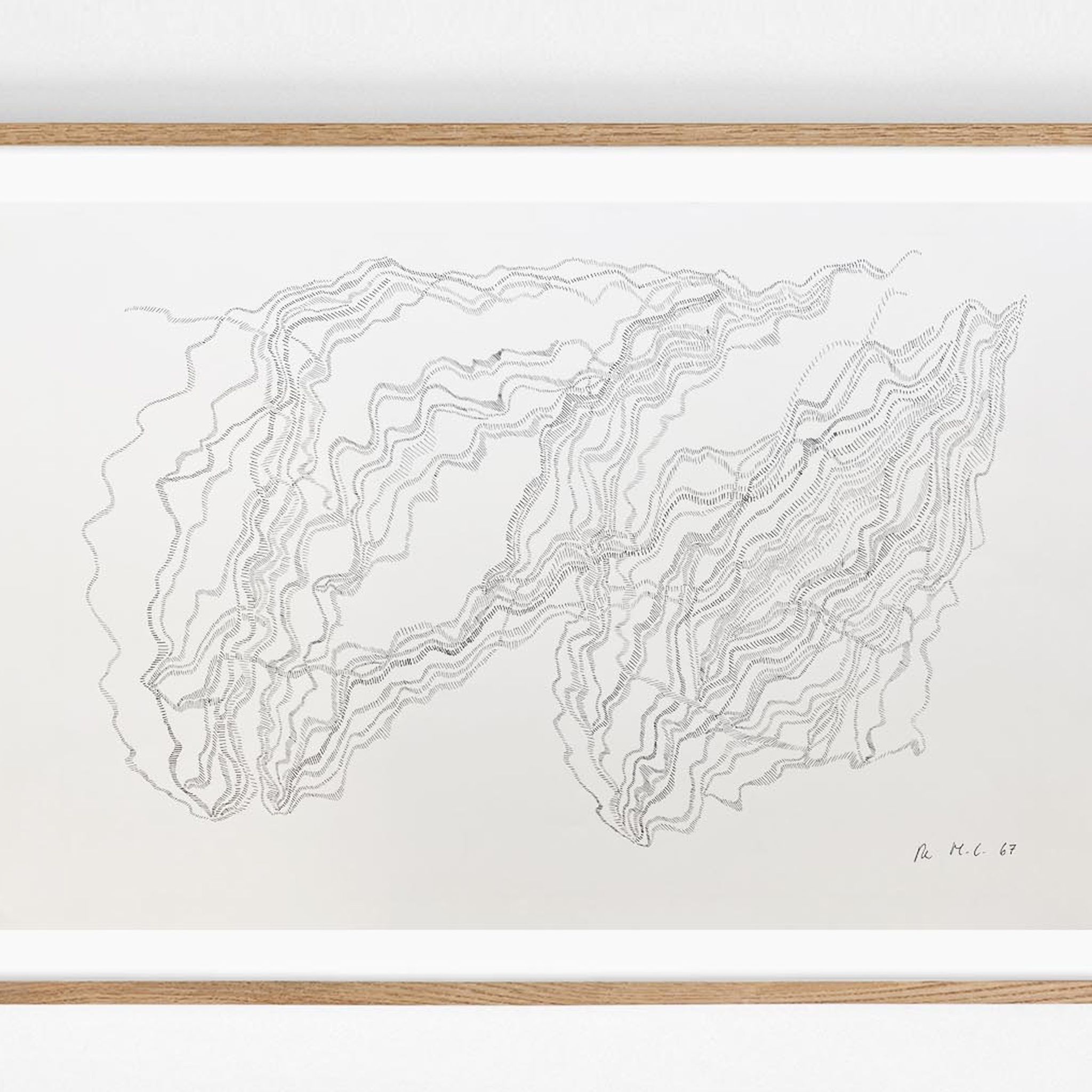 Dessin de la sculptrice Maria Chiara Re