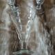 6 vintage Duralex stemmed glasses