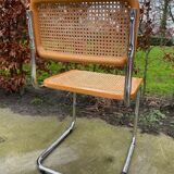 Lot of 4 Chairs Model Cesca designed by Marcel Breuer