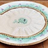 Old Longchamp asparagus artichoke barbotine plate