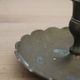 Antique hand candlestick in patinated brass – Vintage cellar rat