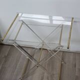 Folding side table Italy 1970s