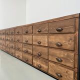 Very large craft furniture with 32 drawers