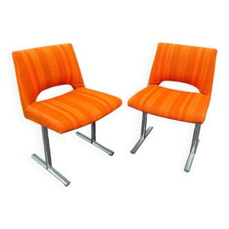 Pair of chairs by Georges Frydman