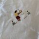Lot 6 serviettes vintages broderies