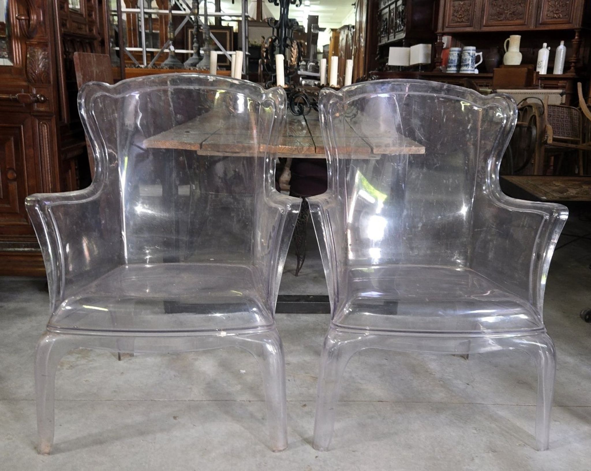 Pair of "Pasha" armchairs after Pedrali