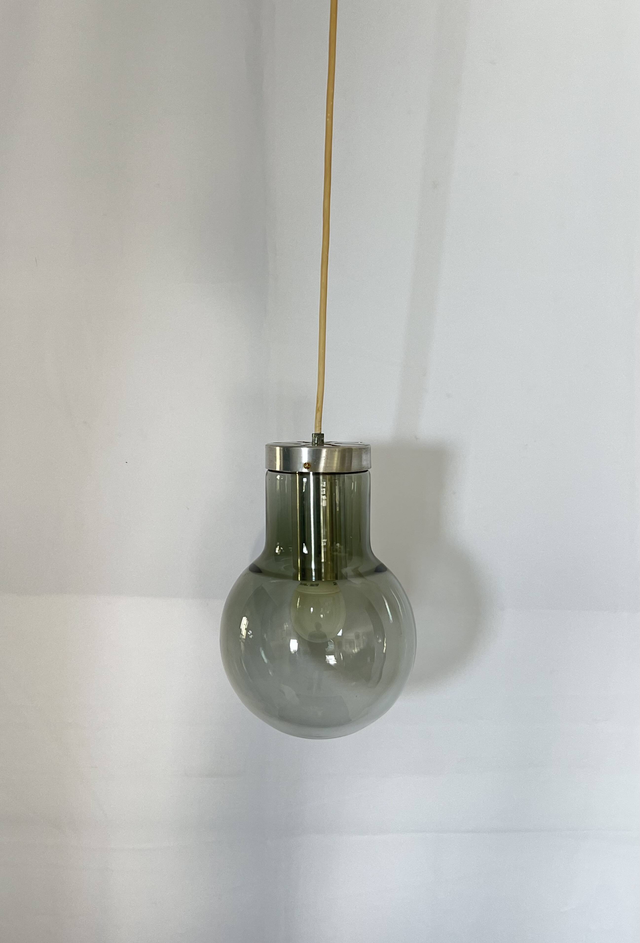 Small Maxi Bulb pendant light by F. Ligtelijn for Raak, Netherlands 60's