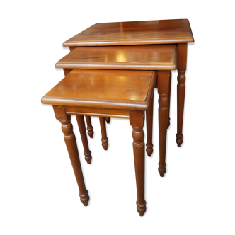 3 trundle cherry tables