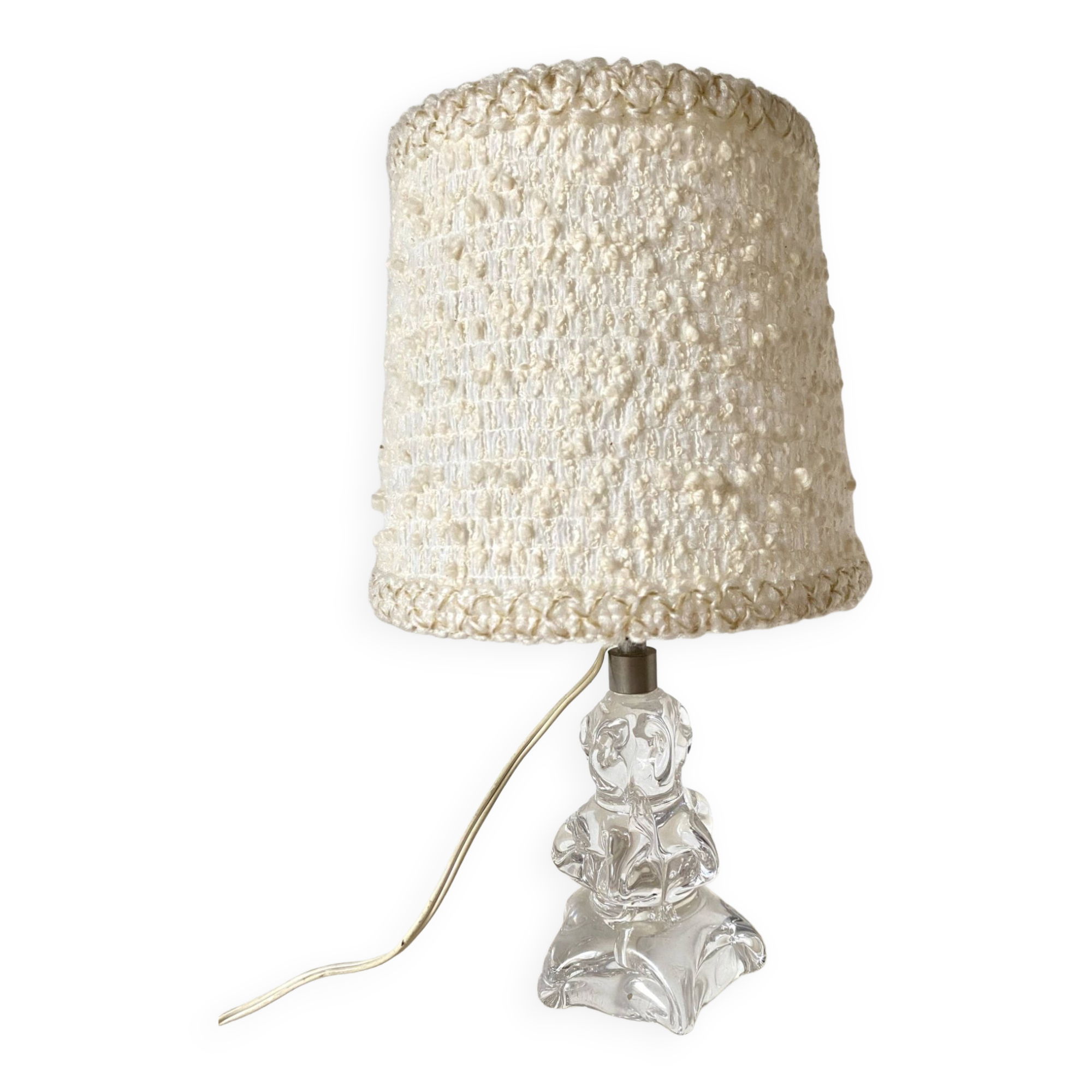 Daum style crystal lamp, 1950s