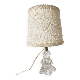 Lampe en cristal style Daum, années 50