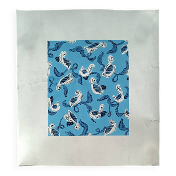 Textile design for silk