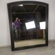 Black bistro mirror