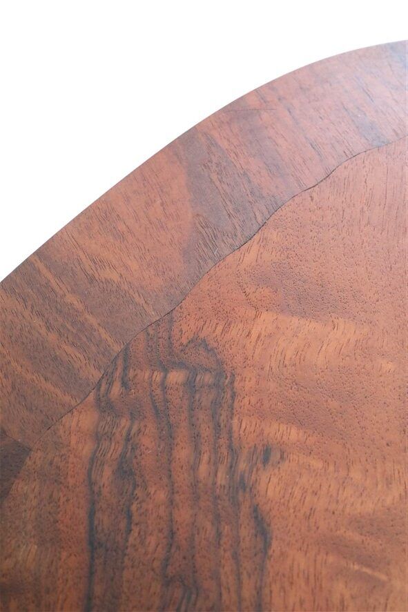 Rare mid-century walnut side table / coffee table with shelf by Jørgen Aakjær Jørgensen for Møbelintarsia / Danish modern design / 1960s