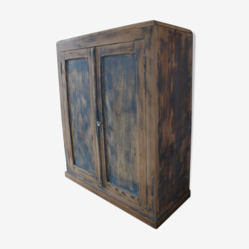 Parisian storage cabinet raw wood