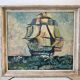 Marine painting oil on canvas old sailboat boat