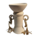 Vase fait main en argile  blanche