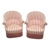 2 toad armchairs