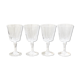 The arque crystal foot glasses