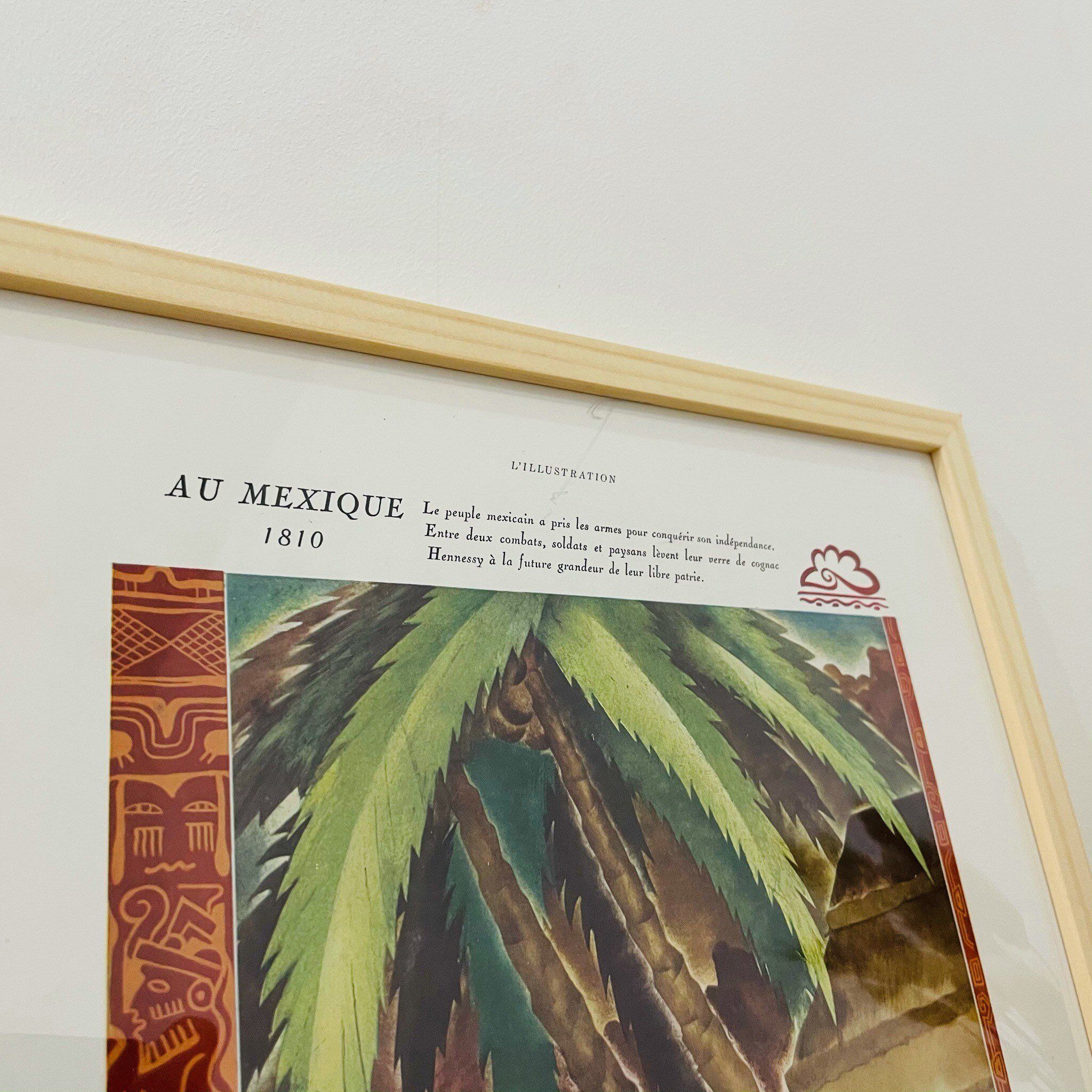 Illustration Hennessy, Cognac de 1930, 30x40cm