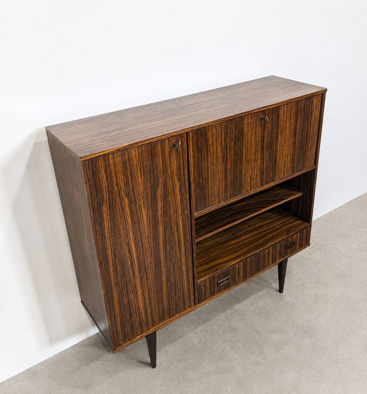 Highboard vintage mid-century – bar / secretary