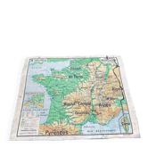 Old school map Vidal-Lablache – France, Relief of the Soil