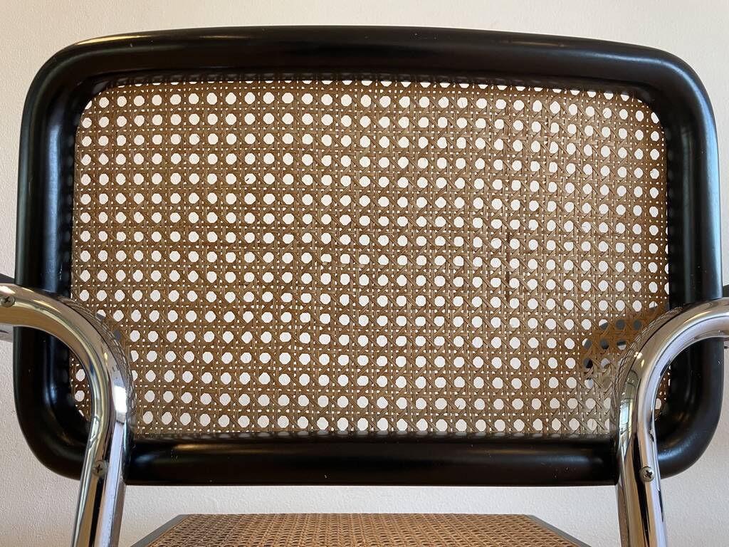 Ensemble de deux fauteuils Marcel Breuer (Cesca) S64 V par Thonet.