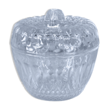 50s sugar bowl in cut glass - Vintage sugar bowl