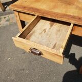 Table de ferme avec paire de bancs