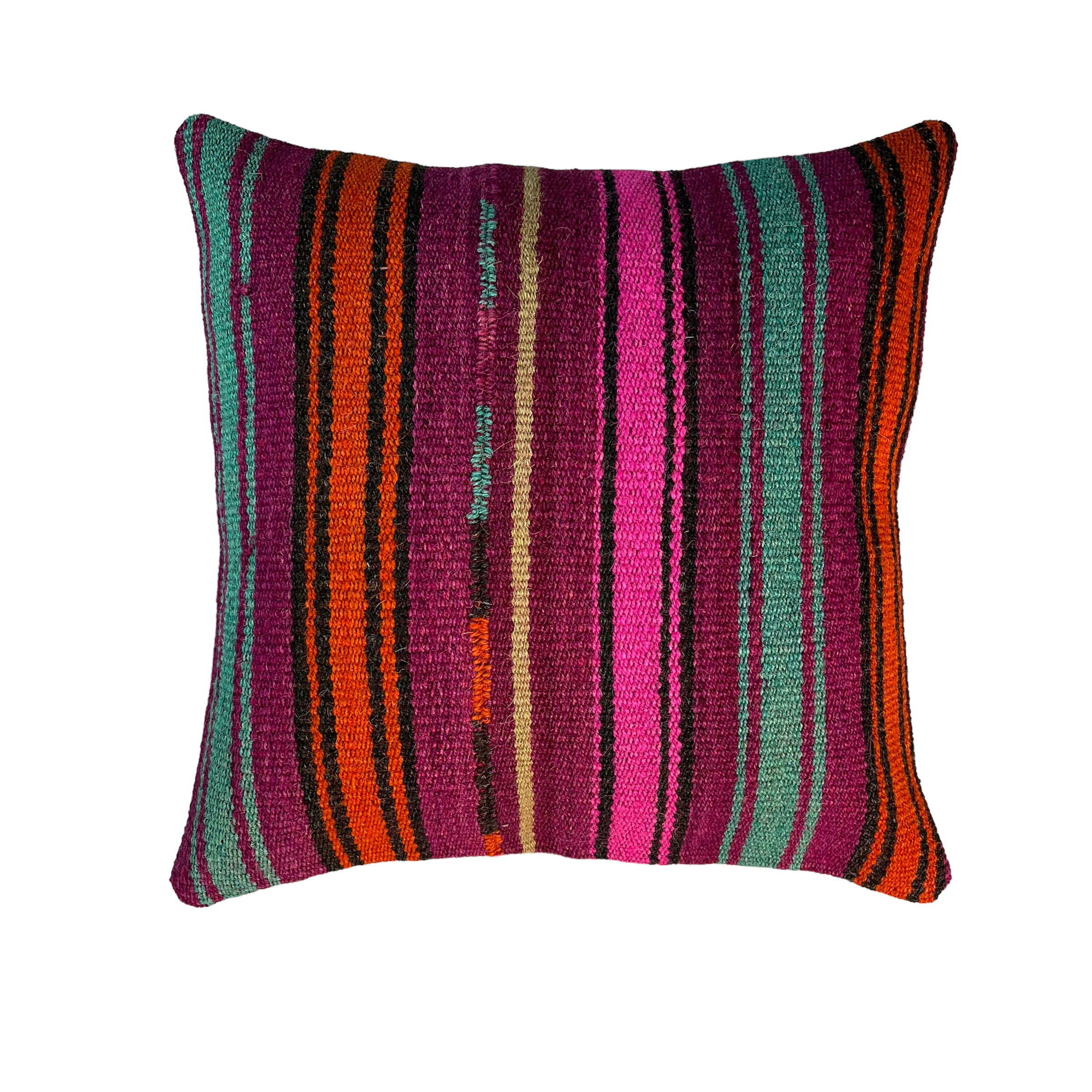 Vintage turkish kilim cushion cover 40 x 40 cm