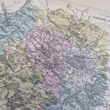 Map of Seine and Oise, printed in 1883.