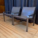 Pair of armchairs by Jacques Toussaint & Patrizia Angeloni for Matteo Grassi from the 1970s