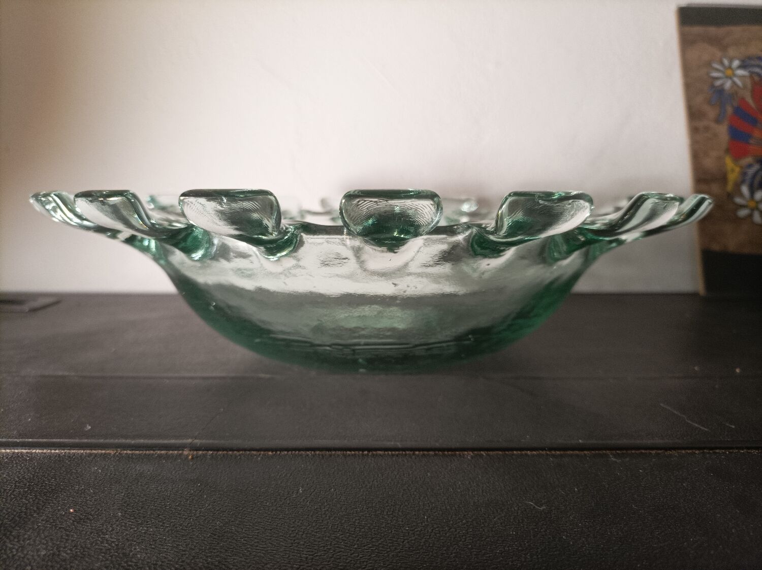 Vintage design glass cup