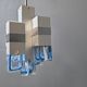 Vintage Cubico Chandelier by Gaetano Sciolari, 1970s