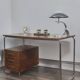 Bureau en noyer style Bauhaus Tchèque 1930s