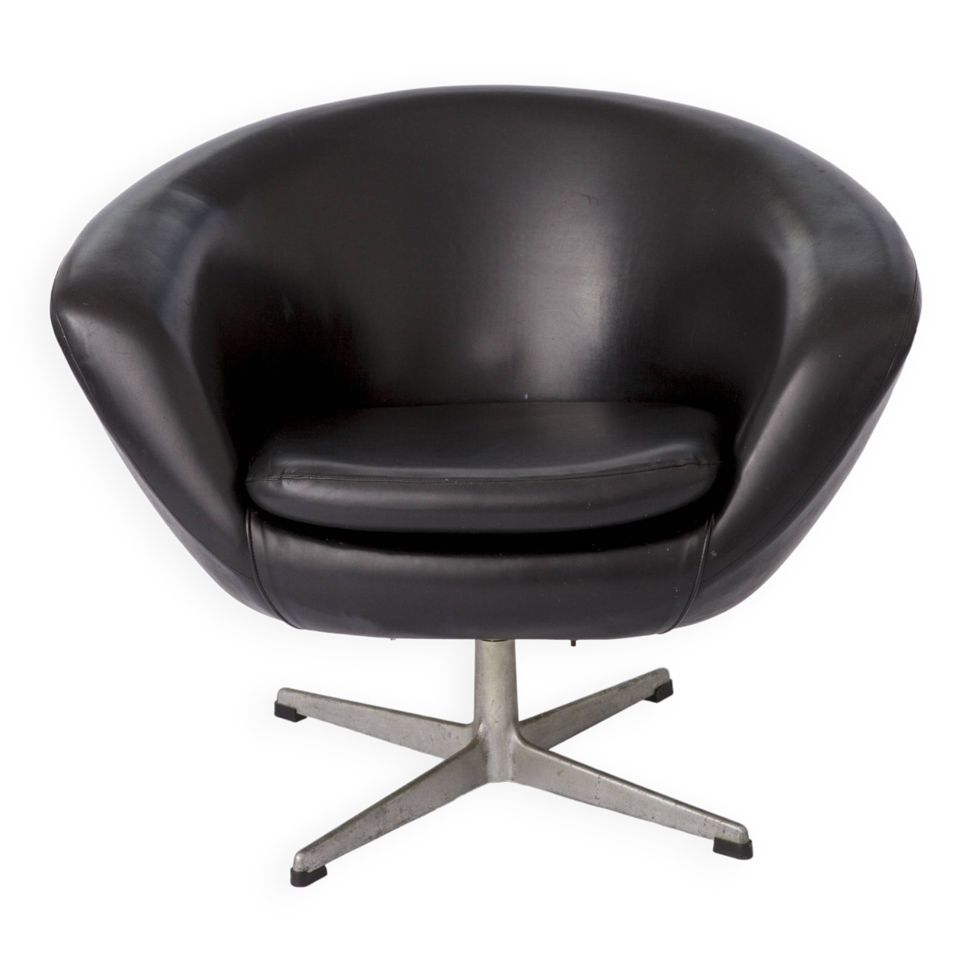 Vintage-Drehsessel aus den 1960er Jahren von Overman, Schweden