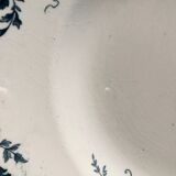 Deep ironstone plate from Saint Amand and Hamage