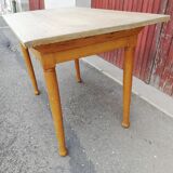 Old wooden table